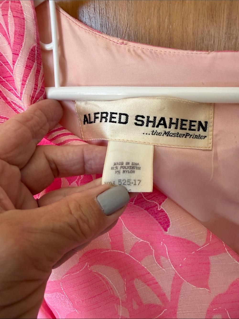 Pink Floral Sleepwear Slip